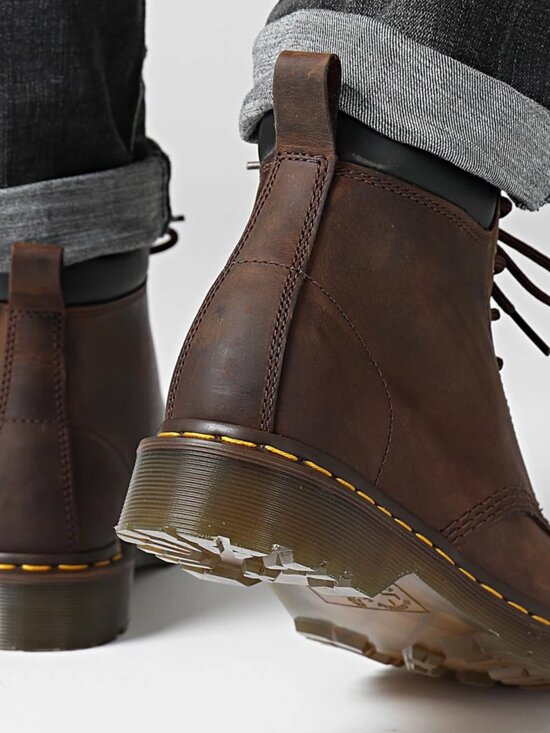 Dr. Martens 939 Ben Boots Unisex Lace Up Leather Dark Brown Men\'s 7 Women\'s 8 main image 11